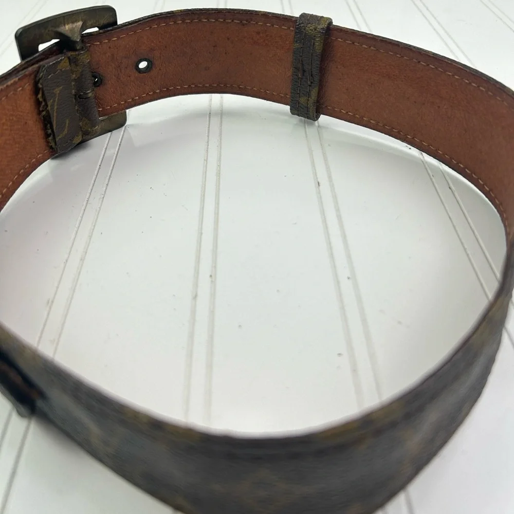 Louis Vuitton Brown Monogram Belt - Picture 7 of 10
